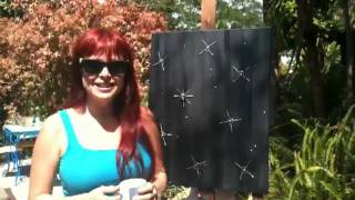 Vanessa Diaz Shows Her New Recycled Art Piece From A Series Led Bubbly Nights