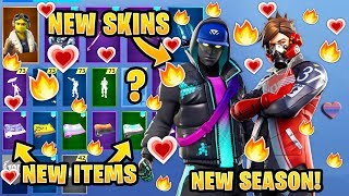 *NEW* All Leaked Fortnite Season 9 Skins & Emotes..! *SEASON 9* (Cryptic, Ether, Gemini)