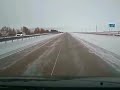 How to clean the snow on the road in Kazakhstan