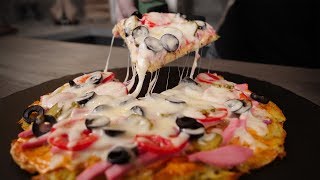 Пицца без теста за 20 минут! Хрустящая вкуснота! Пицца без теста за 20 минут! Хрустящая вкуснота!