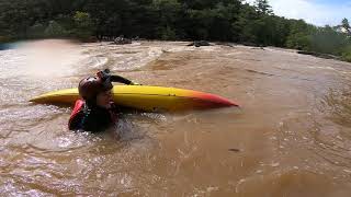 Too Big Of A River For First Time Whitewater Kayaking
