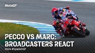 How The World Heard Bagnaia And Marquez' Jerez Battle 🗣️ | 2024 #Spanishgp