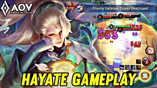 Aov Hayate Gameplay Unbeatable - Arena Of Valor Liênquânmobile Rov
