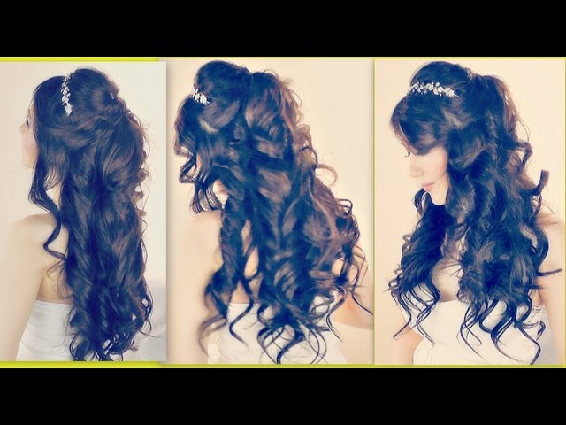 Hairstyles For Prom Half Up Half Down For Dark Hair