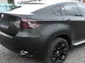 Video BMW X6-Черный мат Hexis