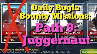Mcoc - Side Quest Daily Bugle Bounty Missions - Path 9 - Full Run - Juggernaut Boss