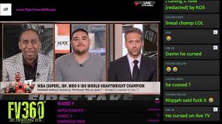 Andy Ruiz Espn First Take Recap Stephen A. Backtracks On Erbean Reference