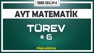 Türev 6 | AYT MATEMATİK KAMPI 92.gün | Rehber Matematik