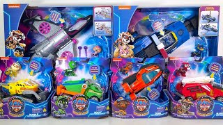 Paw Patrol The Mighty Movie Toys Unboxing Review Asmr Chase Mighty Transforming Cruiser & Vehicles