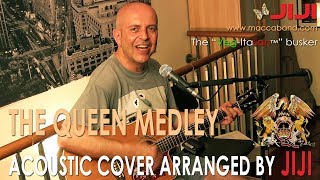 The Queen acoustic medley (2019 version) by Jiji, the Veg-Italian busker
