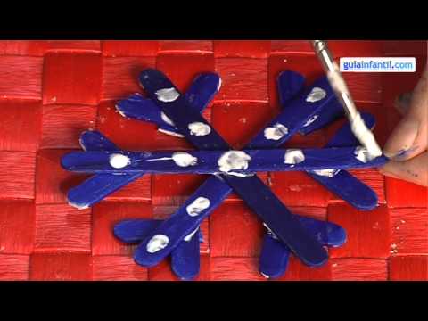 Craft Ideas Youtube on How To Make A Snowflake Step By Step  Ideas And Activitie
