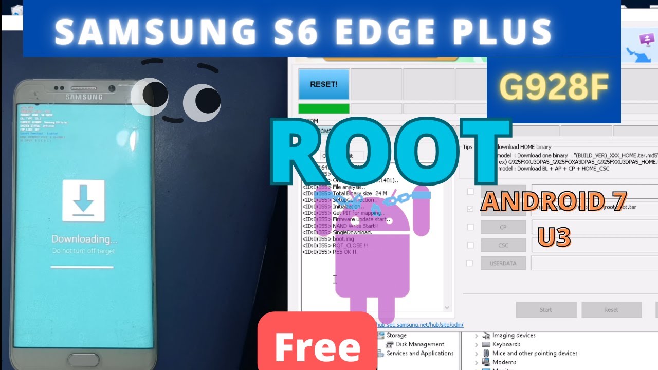 Samsung Galaxy S6 Edge plus SM-G928F u3 Android 7.0 Root Samsung Galaxy S6 Edge plus SM-G928F u3 Android 7.0 Root