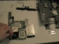 How to break down and rebuild a laptop - Dell Latitude D505 - Repair Power Connector - Time Lapse