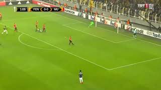 Moussa Sow'un efsane rövaşata golü Fenerbahçe 2-1 Manchester United