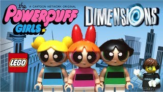 Lego Dimensions POWERPUFF GIRLS Minifigures Review!! Blossom Bubbles & Buttercup Fun Pack