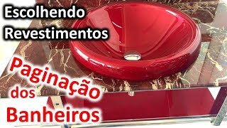 Revestimentos para a paginação dos banheiros ★ DIÁRIO DA CONSTRUÇÃO 🏠 "Construindo Nossa Casa" #69 ✔