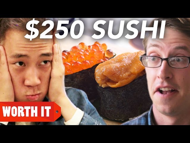 $3 Sushi Vs. $250 Sushi -