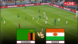 Live Zambia Vs Niger I Fifa World Cup African Qualifiers Full Match Live I Efootball Pes 21 Games