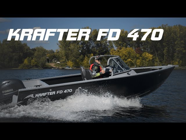 Krafter FD 470 — алюминиевая лодка для отдыха и рыбалки!