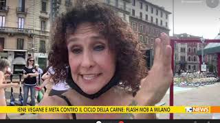 Iene Vegane E Meta Contro Il Ciclo Della Carne, Flash Mob Della Milano