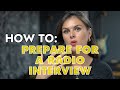 HOW TO PREPARE FOR A RADIO INTERVIEW | WaterBear - The College of Music