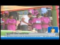 President Uhuru Kenyatta dancing at Beyond Zero Marathon