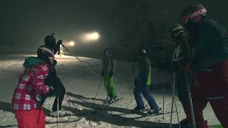 SNOWBOARDING AT NIGHT // ETTELSBERG WILLINGEN BEI NACHT - SKIGEBIET SAUERLAND - SONY a6300 CINEMATIC