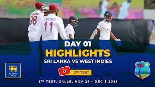 Day 1 Highlights | 2nd Test, Sri Lanka vs West Indies 2021