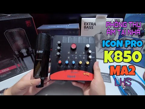 LHS | Làm Phòng Thu Âm Tại Nhà Với Combo Icon Upod Pro + Micro Takstar PC K850 Chất Âm Tuyệt Vời