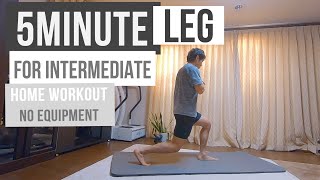 5Minute Leg For Intermediate Home Workout