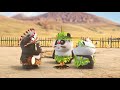 【Bamboo Panda❤️】Do u like Bamboo n Dundun's new look | Chinese Short Animation | 熊猫班卜 #shorts #funny