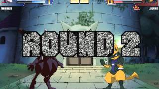 Random Mugen Battle- Mewtwo Vs. Lucario