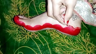 Most Popular Bridal Alata Mahavar Design Alta Design For Feet Priya Designer