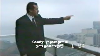 Erdoğan Taksim'e yapacağı camiyi 24 yıl önce böyle göstermiş!