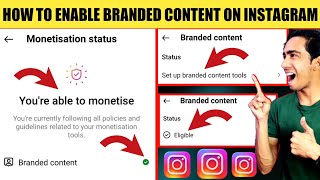 How To Enable Branded Content On Instagram Instagram Branded Content Eligible Kaise Kare