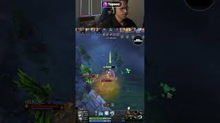 Topson Professionally Dodge Fights On Tusk In Dota 2