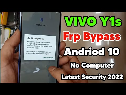 Vivo Y1s (2015) Frp Bypass Android 10 | Google Account Vivo Y1s (2015) Frp Bypass Android 10 | Google Account