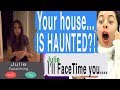 My Best Friend's House IS HAUNTED! *SHE FACETIMED ME* CAUGHT ON VIDEO! (Tap Scary Text Message HIDE