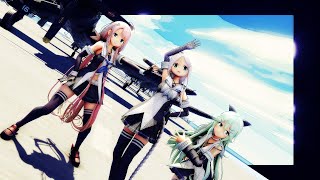 Mmd艦これ虎視眈々江風山風海風2K 60Fps