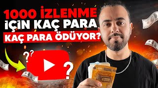 Youtube 2025De 1000 İzlenme İçin Kaç Para Ödüyor? En Çok Kazandiran 10 Kategori̇