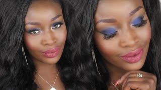 Blue Smoky Eye Tutorial Darkskin For Gambian Parties