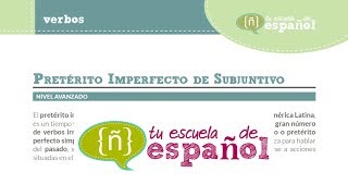 Aprender Español: Clase En Directo Sobre Los Pasados Del Subjuntivo (Nivel Avanzado)