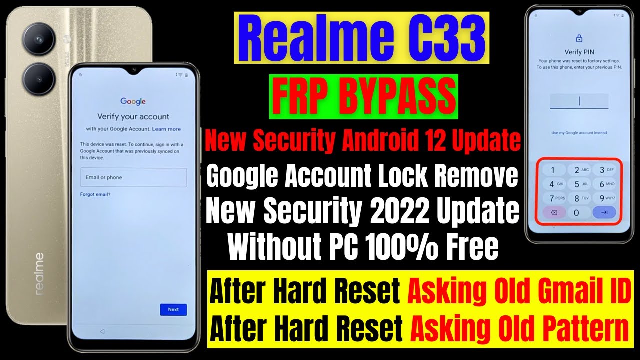Realme C33 Frp Bypass | New Security 2023 | Android 12 Realme C33 Frp Bypass | New Security 2023 | Android 12