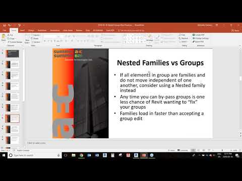 Best Practices for Revit Model Groups