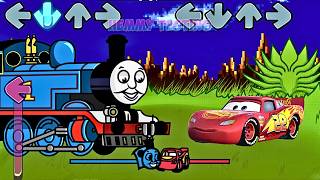 Fnf Thomas And Friends All Phases Vs Pibby Mcqueen Sings Chasing Thomas Railway Showdown
