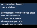 Feliz Cumpleaños. Rap del Moreno