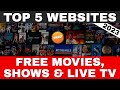 Top 5 Websites For FREE MOVIES & TV SHOWS / 100% Legal in 2024!