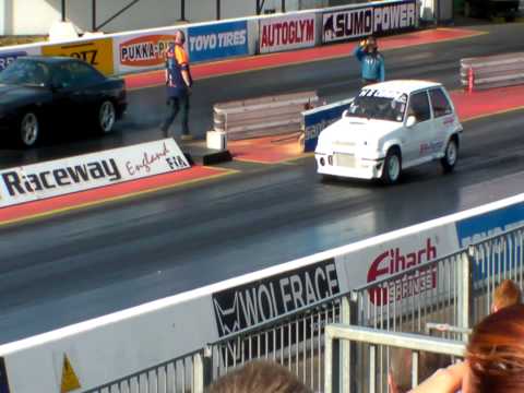 UK R5 GT 1 4 mile record 1140 124mph Glenn Robson HI5 Tuning 