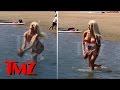 Courtney Stodden Flashes Boobs on the Beach -- TOUCHDOWN! | TMZ