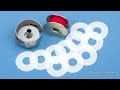 Eliminate backlash and thread nests on the back of projects
